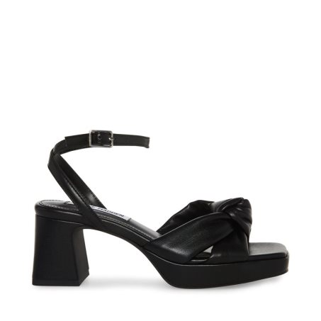 Black Steve Madden Bettina Women's Heels Sandals | PH 4392WBG